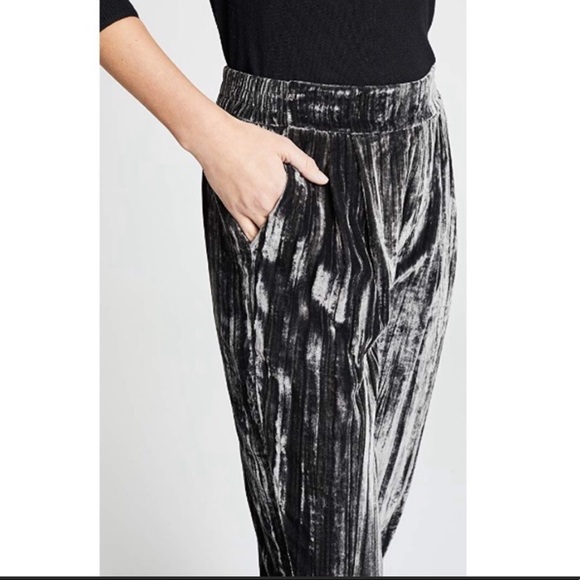 Nwt Splendid Crinkle Velvet Pants 